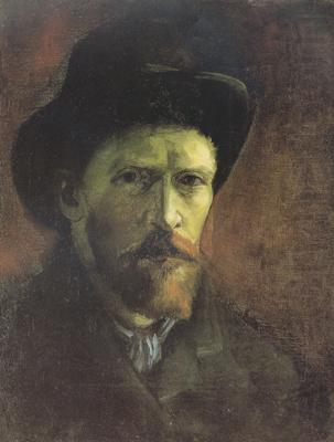Vincent Van Gogh Self-portrait with Dark Felt Hat (nn04) china oil painting image